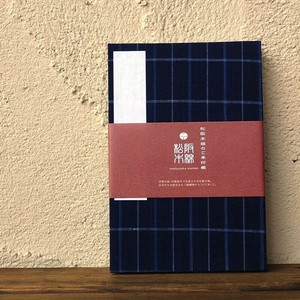 【大判】松阪木綿のご朱印帳-48(縦縞)