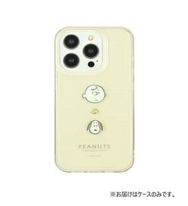 ピーナッツ iPhone15 Pro対応ソフトケース みんな SNGG-02B