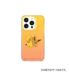 ポケットモンスター iPhone15 Pro対応ソフトケース ピカチュウ&イーブイ POKE-865A