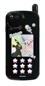 ポケットモンスター iPhoneSE(第3・2世代)/8・7対応ケース エーフィ&ブラッキー POKE-886B