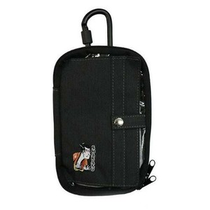 日本製 made in japan 和柄刺繍入りワークポーチ 写楽 ブラック WKW-13CBK