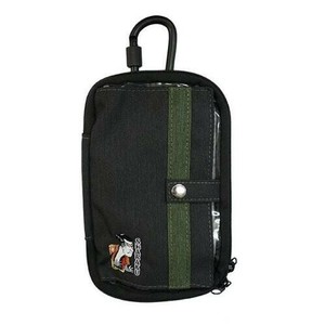 日本製 made in japan 和柄刺繍入りワークポーチ 写楽 カーキ WKW-13CKH