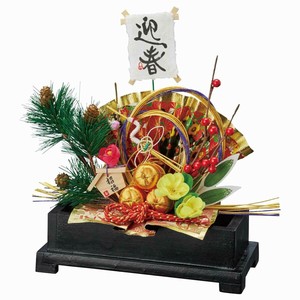 お正月用品　迎春飾り 扇　新春飾り　正月飾り