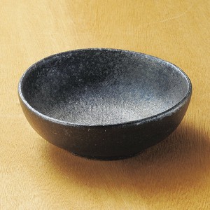 黒窯変5.3楕円鉢(信楽焼) 日本製 陶器