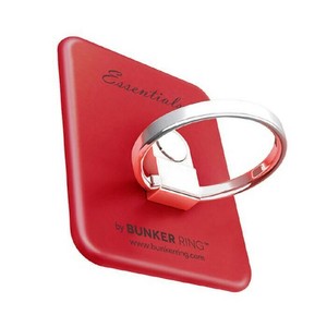 ビジョンネット スマホリング バンカーリングホルダーセット レッド BUMUPR