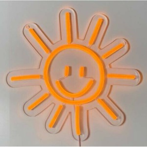 SLW377 NEONY SIGN LIGHT SMILE SUN
