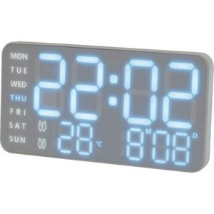 SLW371 LED CLOCK CIELO BL/WH
