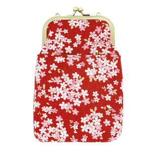 Shoulder Bag Red Gamaguchi 2Way Smartphone Shoulder [2025 NEW]
