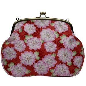 Shoulder Bag Red Gamaguchi Shoulder Bag 2Way Sakura [2025 NEW]