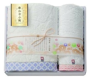 和布小紋 バスタオル・フェイスタオル WFK-026A PU