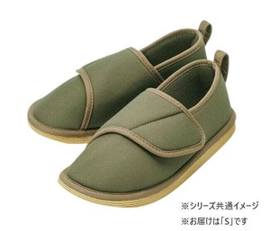 転倒予防シューズつま先つき　S　うぐいす　091282