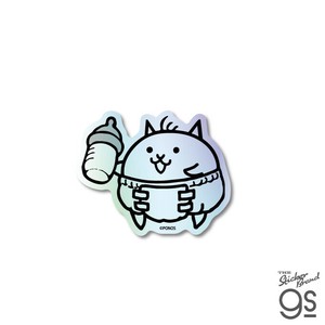 にゃんこ大戦争 ホログラムステッカー ねこベビー ゲーム game かわいい キャラクター 人気 グッズ NYA014