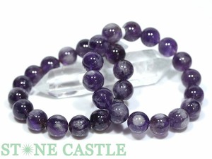 ☆高品質☆【ブレスレット】エンジェルフェザーアメジスト (2A) (約13〜13.5mm) 【パワーストーン】