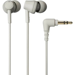 オーディオテクニカ audio-technica　イヤホン 有線 カナル型 再生プラスチック配合 抗