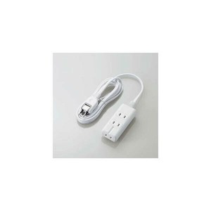 エレコム ELECOM 磁石タップ3個口 2m スタンダード雷ガード（ホワイト） T-KM01-23