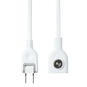 エレコム ELECOM マグネット付き電源 延長コード（1個口・2.5m）ホワイト T-X01M-2