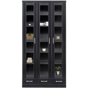 87064 レイン（BK） 90 書棚 本棚 リビングボード 棚 収納 ラック シェルフ ディスプ