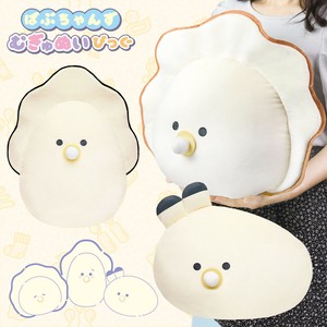 つぶらな瞳のなまがき ばぶちゃんず むぎゅぬい びっぐ なまがき あさり ほたて 牡蠣 可愛い ぬいぐるみ