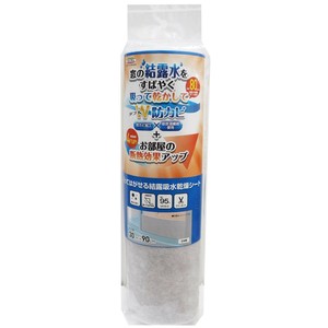 貼ってはがせる結露吸水乾燥シート 無地 グレー 30cm×90cm DP-3090 GY