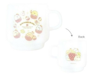 【ティーズ】すみっコぐらしミルキープラカップ　喫茶すみっコでいちごフェア