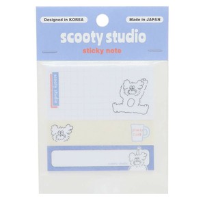 【付箋】scooty studio ふせん Michael 3sets