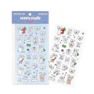 【シール】scooty studio クリアシール Michael normal
