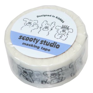 【マスキングテープ】scooty studio 18mmマステ Michael daily