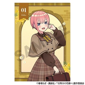 ■2025SS　新作■　五等分の花嫁　シングルクリアファイル　中野 一花/カレッジスタイル