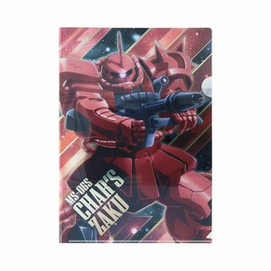 【A4クリアファイル】機動戦士ガンダム A4シングルメタリックファイル シャア専用ザク