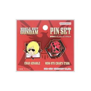 【ピンバッジ】機動戦士ガンダム ピンズセット シャア＆シャア専用ズゴック