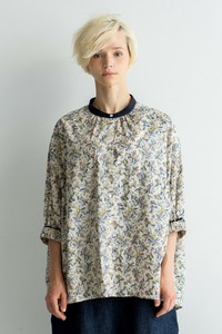 Button Shirt/Blouse Gathered Blouse