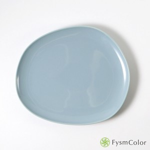 白山陶器　ペトラ プレート(L) グレイ　中皿　波佐見焼　日本製