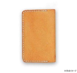 クラフト社 革キット SIMPLE LEATHER STYLE カードケース　ナチュラル・4392-01