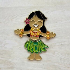 Magnet/Pin Hula Girl
