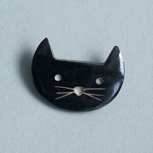 胸针 胸针 黑色 猫