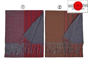 Thick Scarf Reversible Scarf Men's Made in Japan