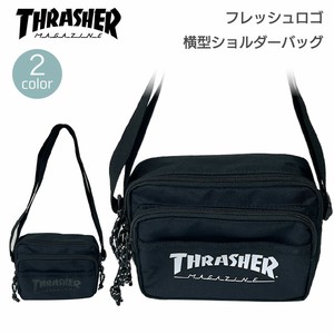 THRASHER スラッシャー フレッシュロゴ 横型 ショルダーバッグ