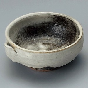 灰釉粉引片口小鉢(信楽焼)