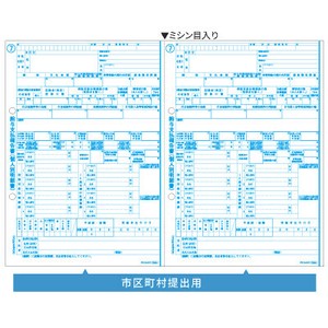 給与支払報告書（個人別明細書）A4 2面