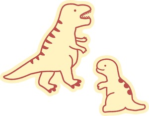 Stickers Dinosaur Family