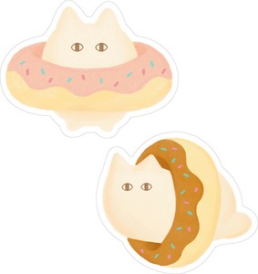 Stickers Donut Neko
