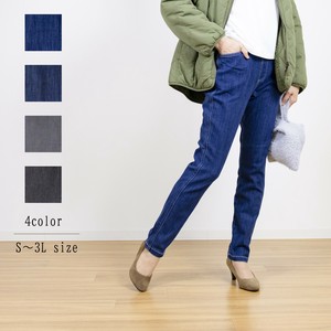 あたたかデニムパンツ　股下70cm　S〜3Lサイズ