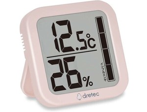 【売り切れごめん】ドリテック 温湿度計 「ルフト」 インフルエンザ/熱中症対策 O-402PK
