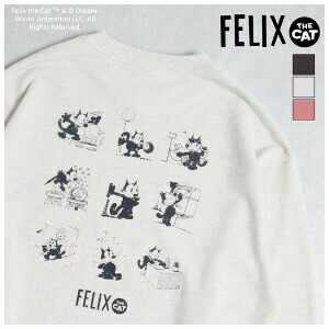 【FELIX THE CAT】マルチイラストスウェット【2025春物】【ユニセックス】