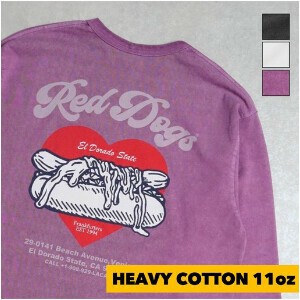 【ReeDogs】ピグメントハートロンTee【2025春物】【ユニセックス】