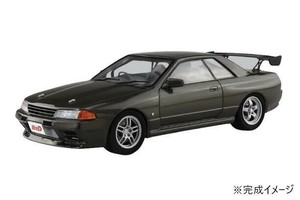 青島文化教材社 イニシャル頭文字D 北条凛 BNR32 スカイラインGT-R