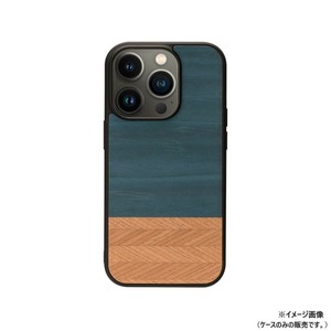 天然木ケース for iPhone 14 Pro Denim I23633i14P