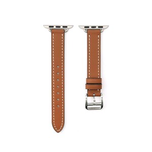 Slim Line クラシック本革バンド for Apple Watch 41/40/38mm メープルブラウン WP23146AW