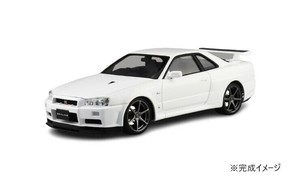 青島文化教材社 ニッサン BNR34 スカイライン GT-R V・spec II '00 ホワイト