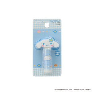 900036　サンリオカオハナデザイン　マスコット付きリップクリーム　＜シナモロール＞【サンリオ】